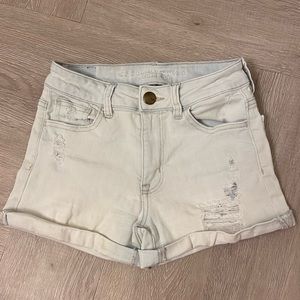 American Eagle High rise jean shorts